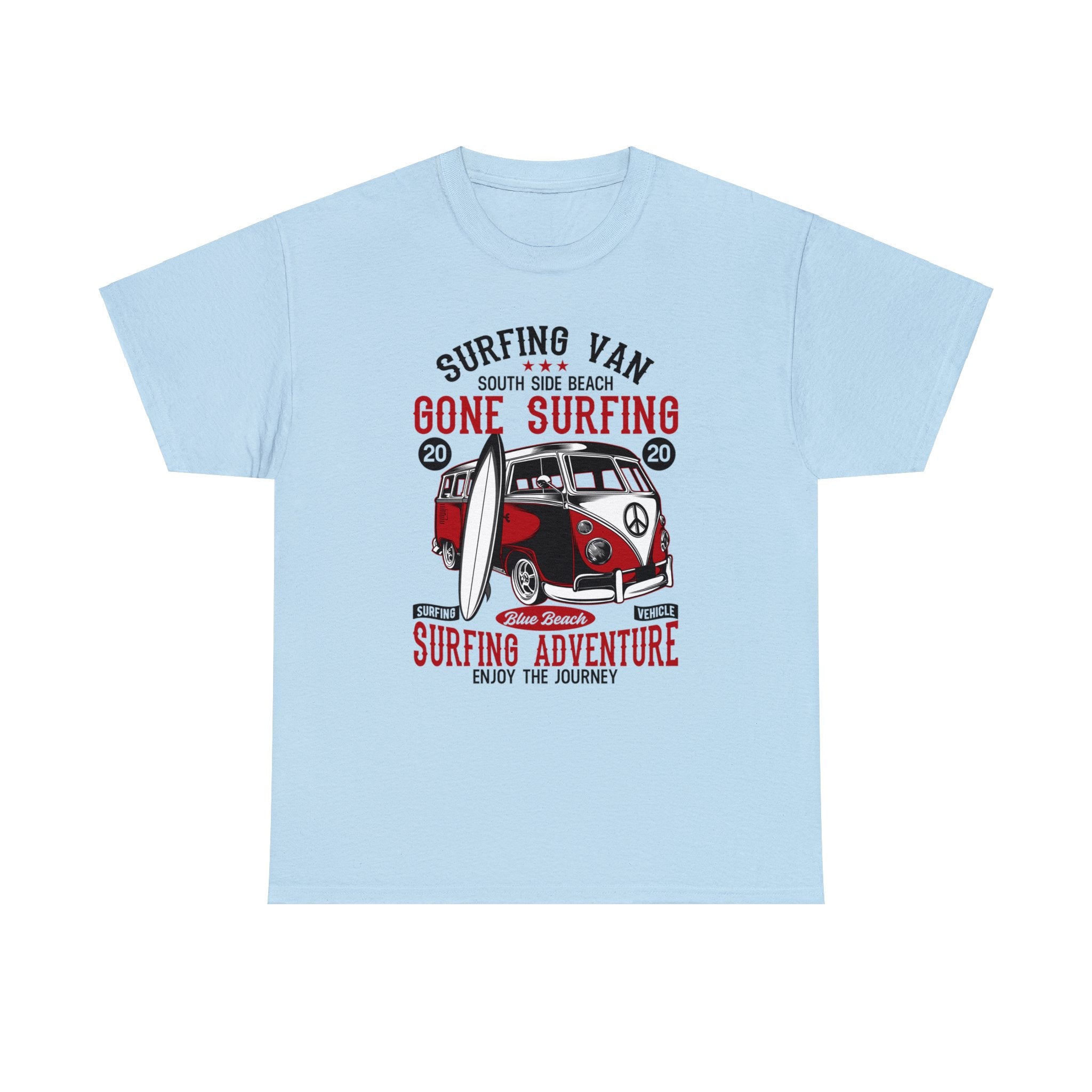 Surfing Van South Side Beach T-Shirt