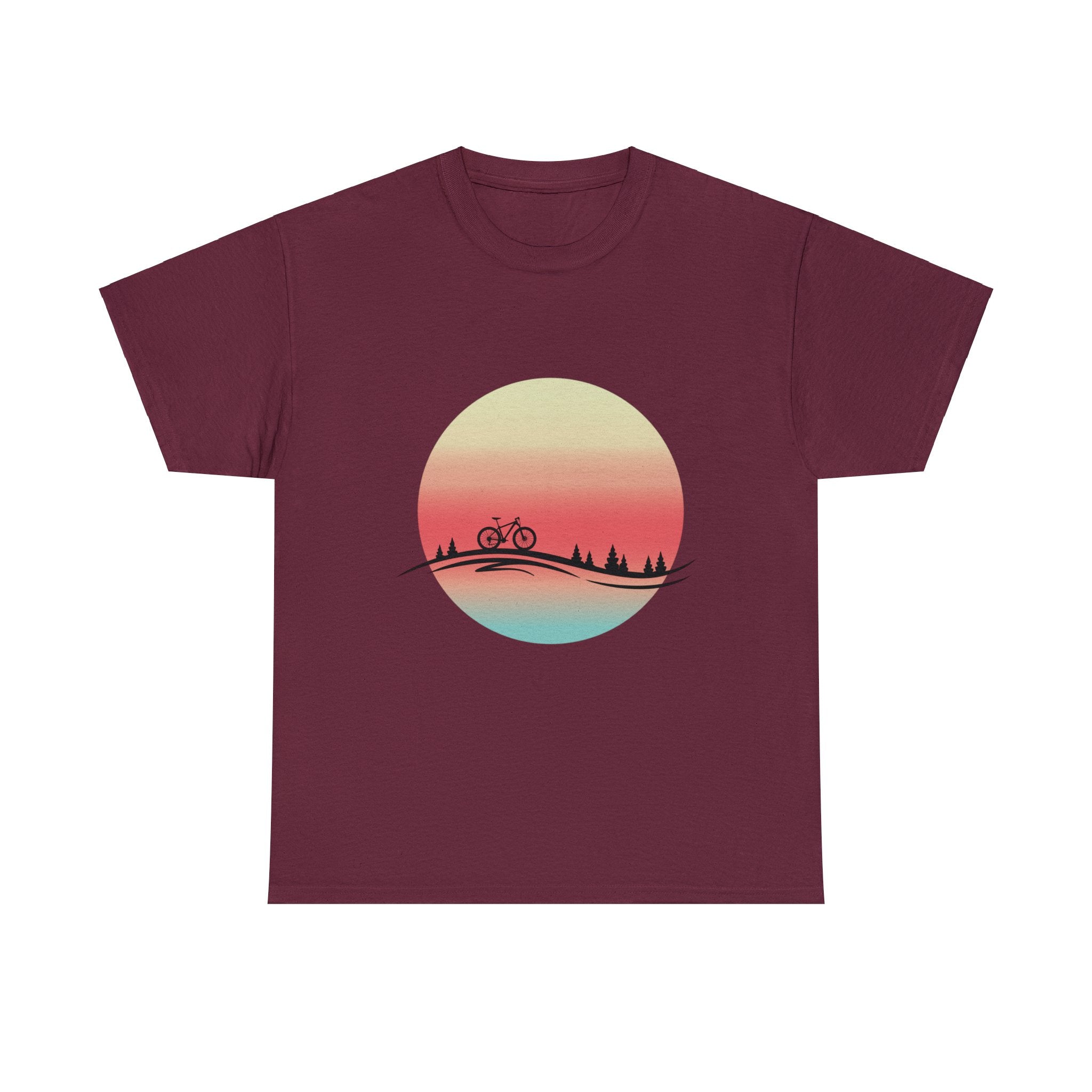 Biking Sunset T-Shirt