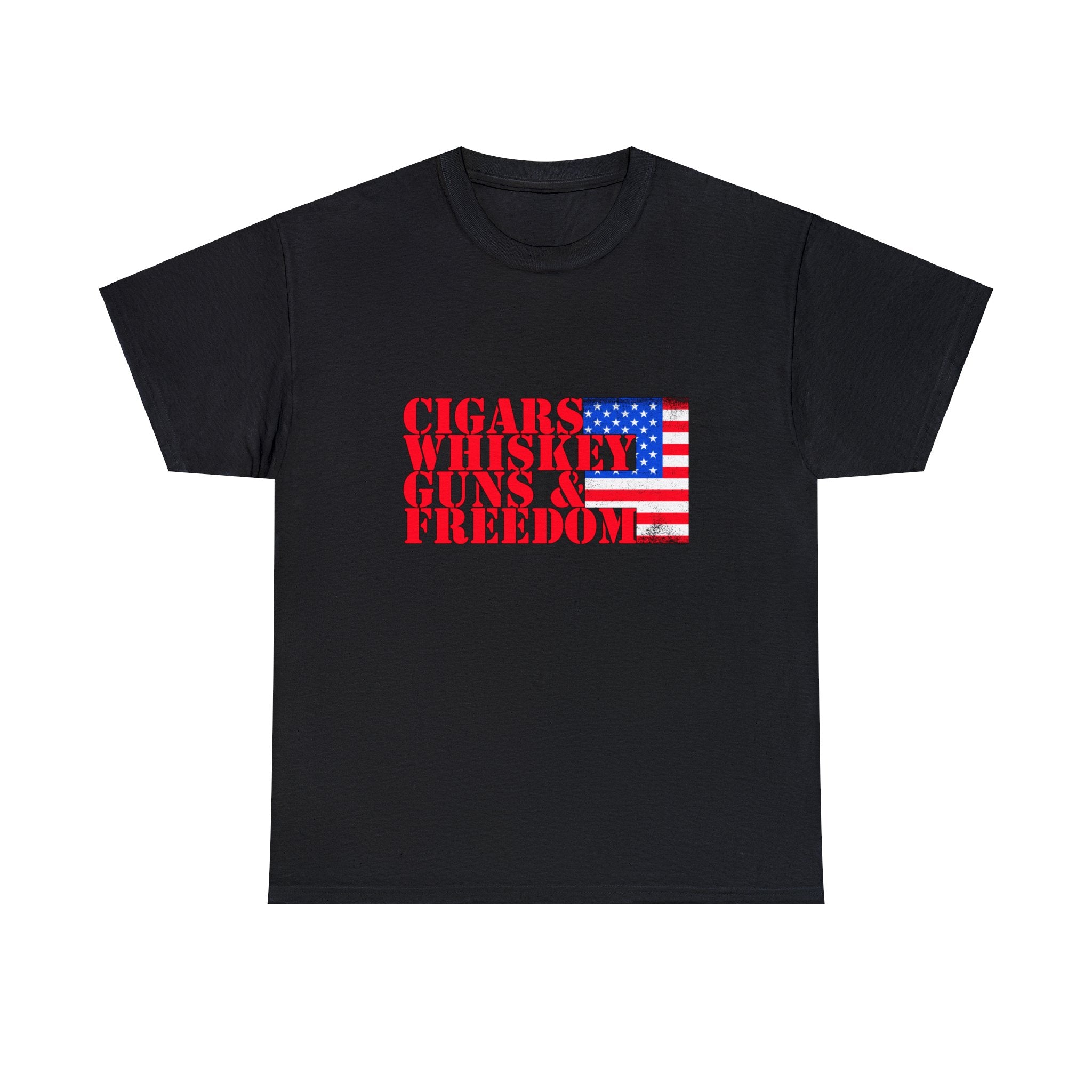 Cigar, Whiskey, Guns & Freedom T-Shirt