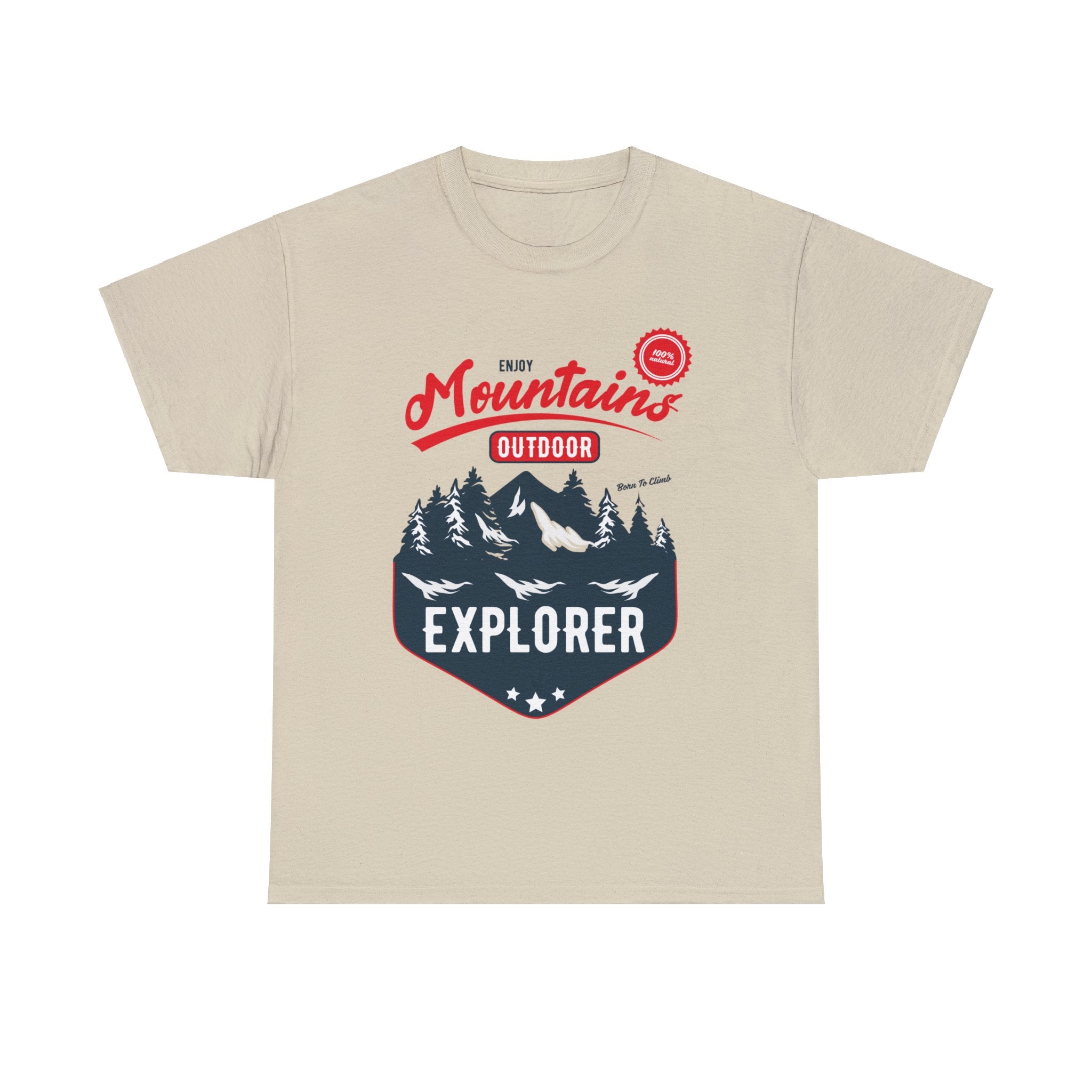 100% Natural Outdoors Explorer T-Shirt